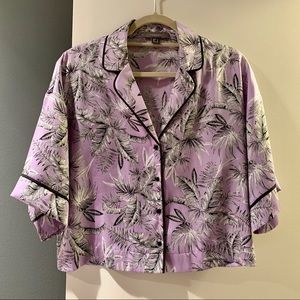 Silk-like Button Shirt